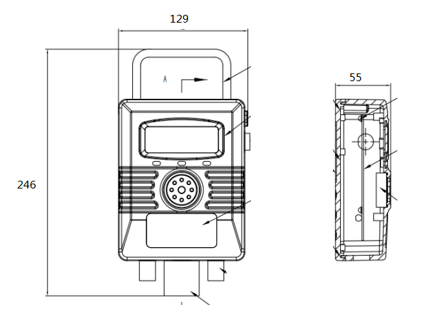 礦用一般型一氧化碳傳感器GTH1000(圖3)